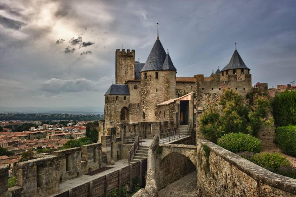 Charmant T2 En Coeur De Ville - 2 Lits + Lit Bebe - Wifi - Imprimante Carcassonne Exterior foto
