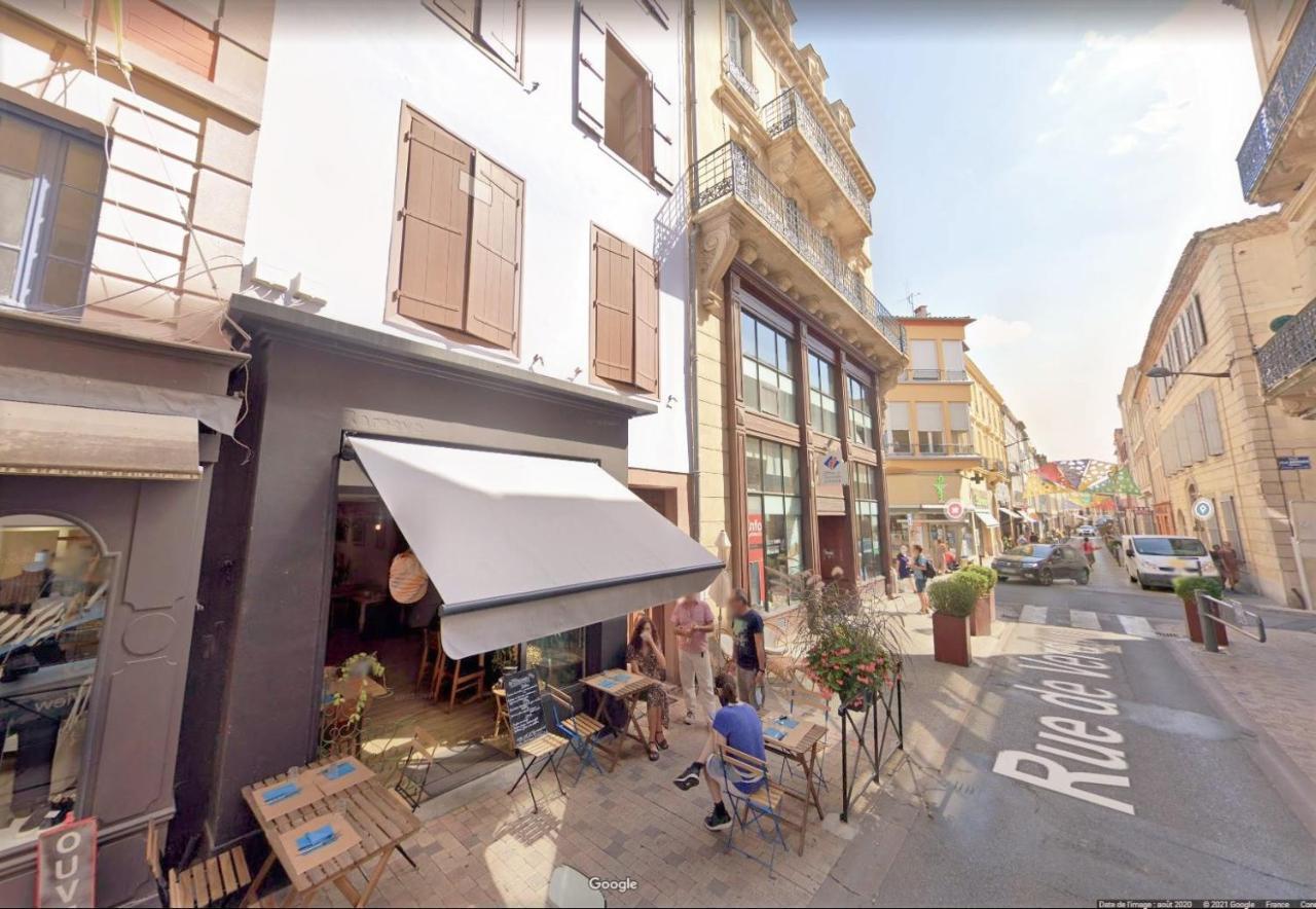 Charmant T2 En Coeur De Ville - 2 Lits + Lit Bebe - Wifi - Imprimante Carcassonne Exterior foto